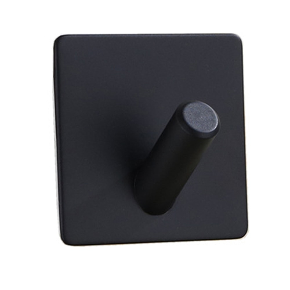 Aluminum Alloy Coat Hook Hangers, Self Adhesive Towel Rack, Rustproof Wall Hooks for Kitchen and Bathroom