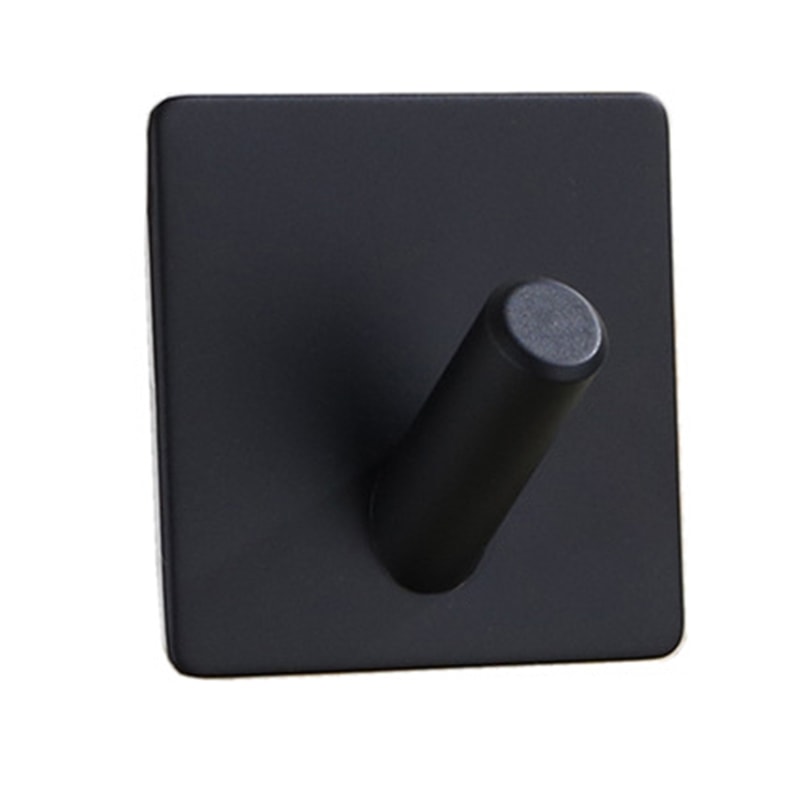 Aluminum Alloy Coat Hook Hangers, Self Adhesive Towel Rack, Rustproof Wall Hooks for Kitchen and Bathroom