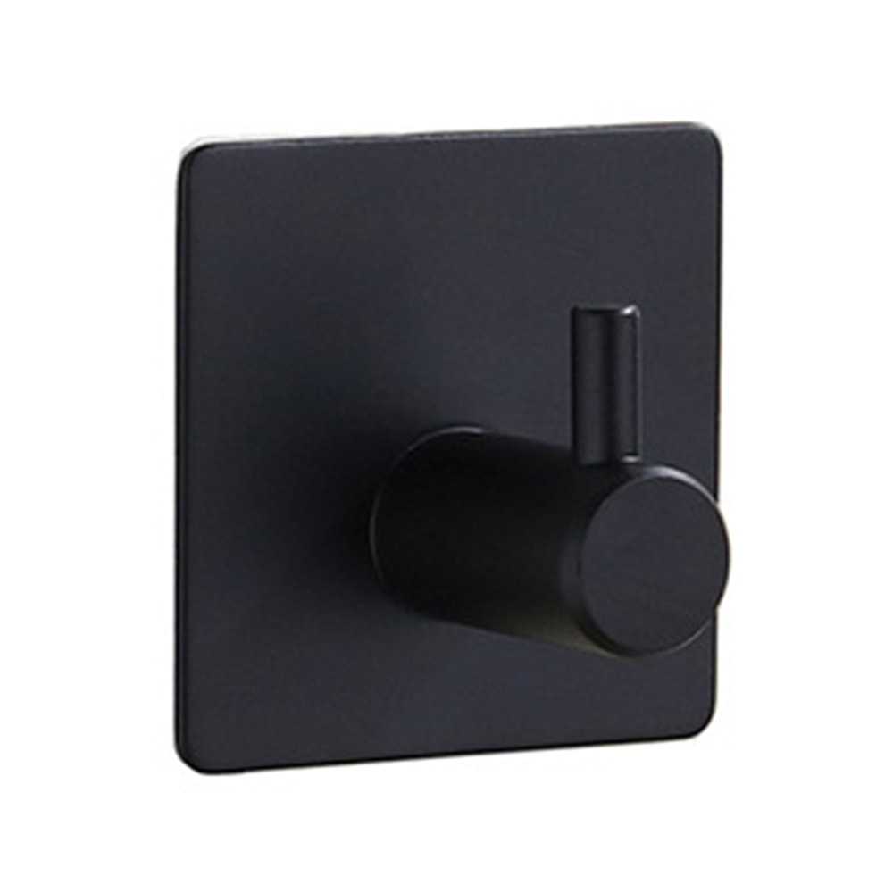 Aluminum Alloy Coat Hook Hangers, Self Adhesive Towel Rack, Rustproof Wall Hooks for Kitchen and Bathroom