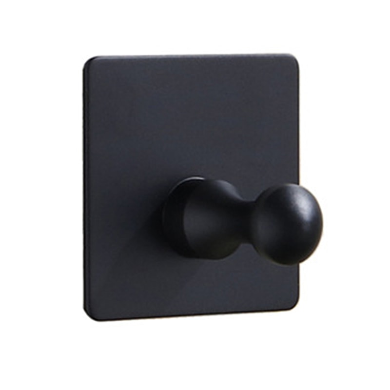 Aluminum Alloy Coat Hook Hangers, Self Adhesive Towel Rack, Rustproof Wall Hooks for Kitchen and Bathroom