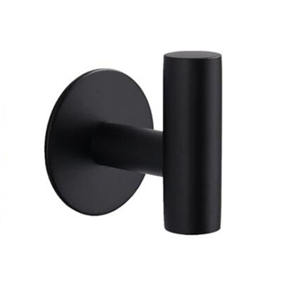 Aluminum Alloy Coat Hook Hangers, Self Adhesive Towel Rack, Rustproof Wall Hooks for Kitchen and Bathroom