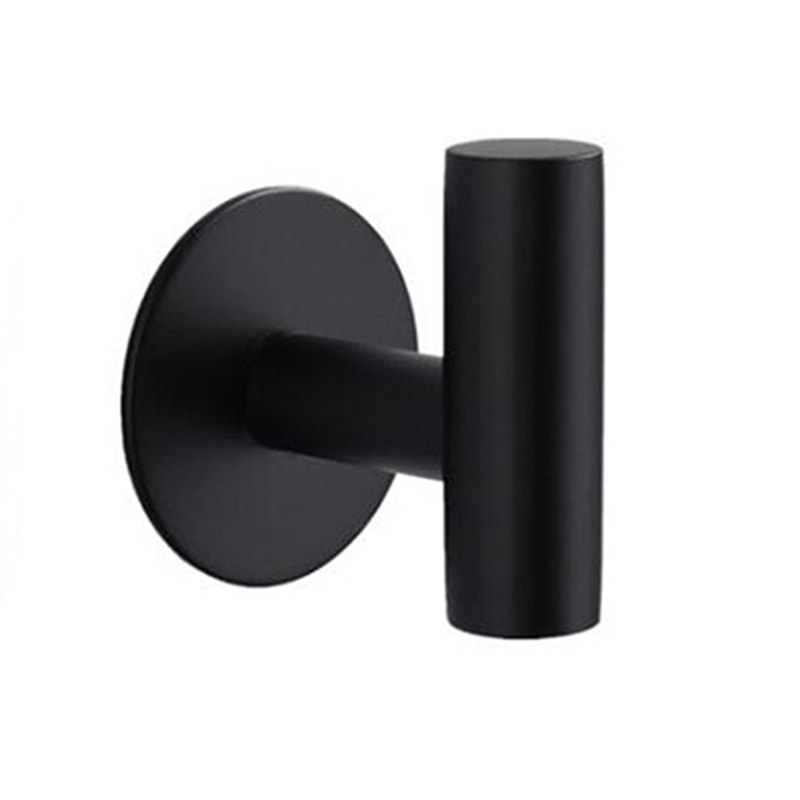 Aluminum Alloy Coat Hook Hangers, Self Adhesive Towel Rack, Rustproof Wall Hooks for Kitchen and Bathroom