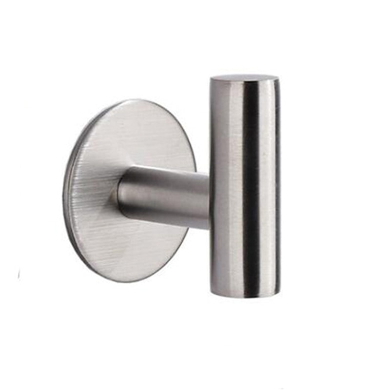 Aluminum Alloy Coat Hook Hangers, Self Adhesive Towel Rack, Rustproof Wall Hooks for Kitchen and Bathroom