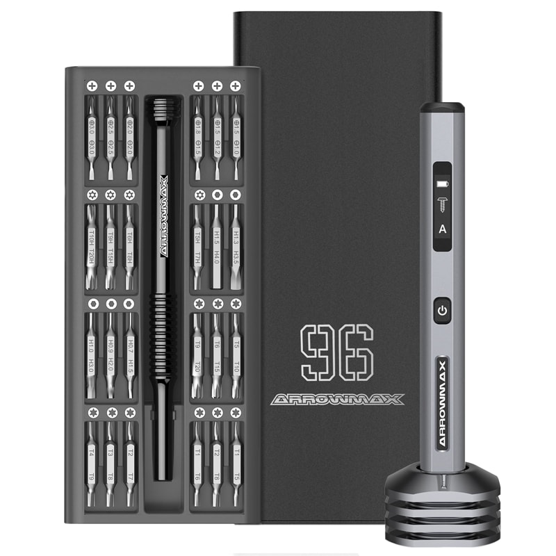 Rechargeable Cordless Screwdriver SES Pro Plus Precision Electric Screwdriver Set Smart Body Sensor 5