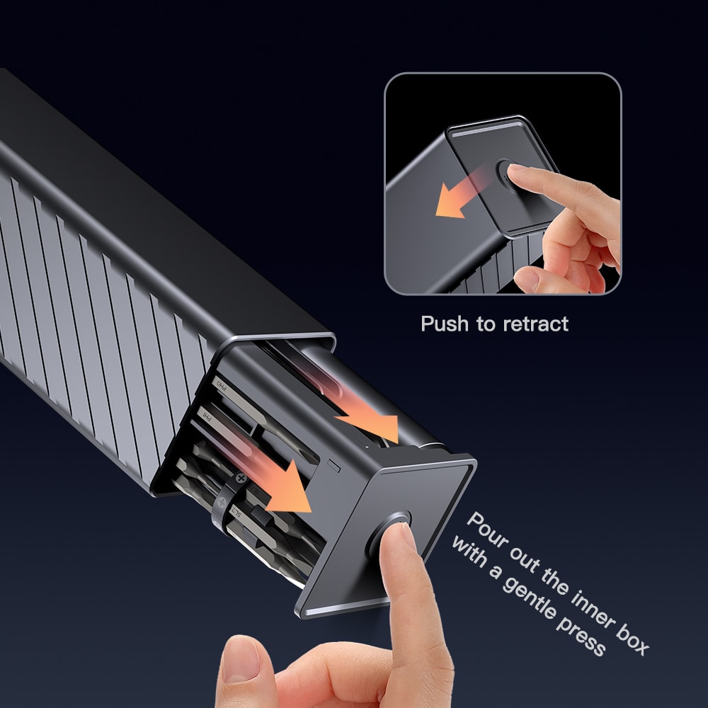 Wireless Electric Screwdriver Set, Power Tool Kits Rechargeable, Mini Small Bits Cordless for Mobile Cell Repair