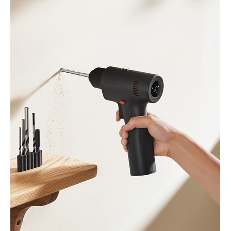 Multifunctional Cordless Drill Electric Drill Smart Home Power Tool TypeC Rechargeable Screwdriver 3