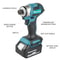 Electric Drill With Brushless Motor For Makita WoodBoltTMode Design 2