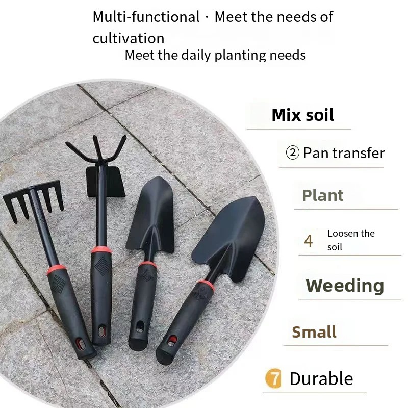 Small Shovel Set Of Four Gardening Tools For Vegetable Gardening 2