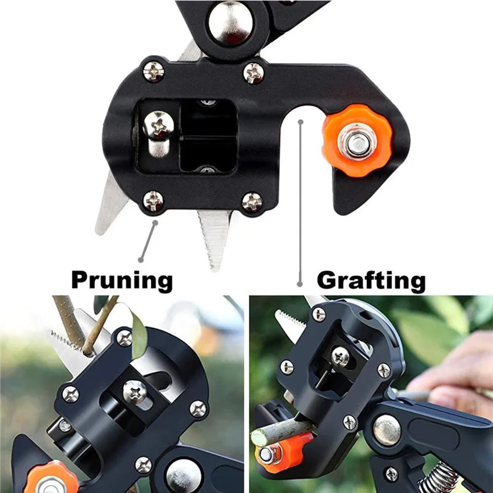 Grafting Pruner Tree Grafting Scissors Professional Plant Cutter Garden Pruning Secateur 3