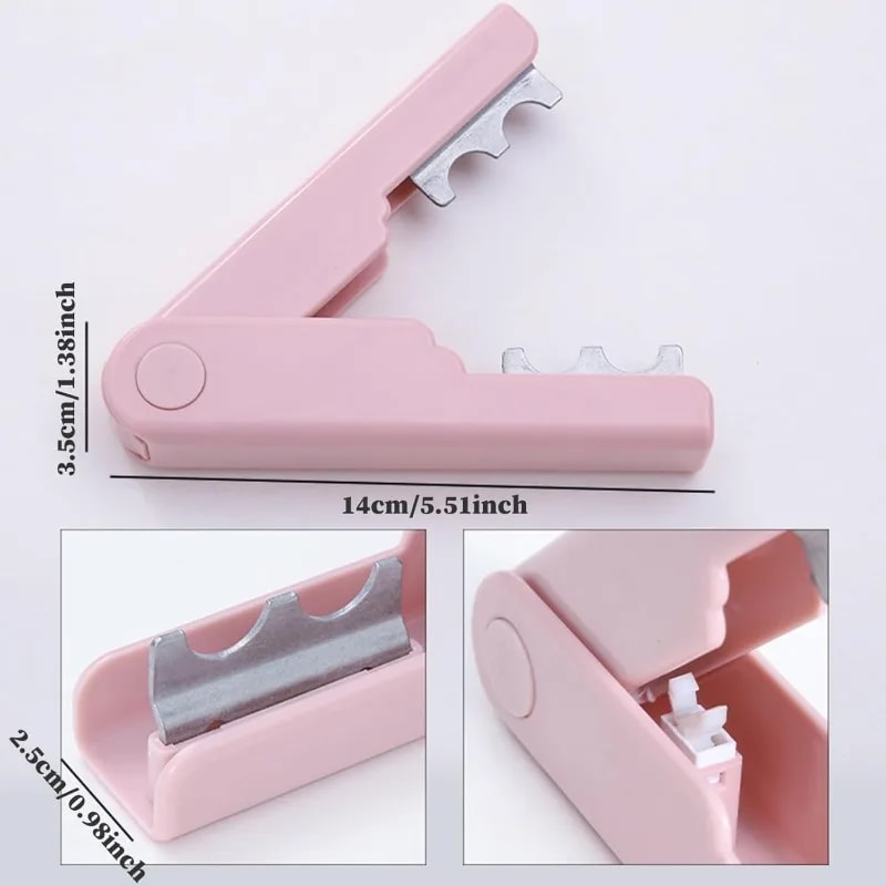 13510PCS Rose Thorn Remover Flower Thorn Stem Leaf Stripper Rose Pincers Portable Florist Gardening 4