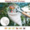 Detachable Farm Fruits Collector Orchard Apple Pears Orange High Tree Picking Tool Fruit Catcher Po 3