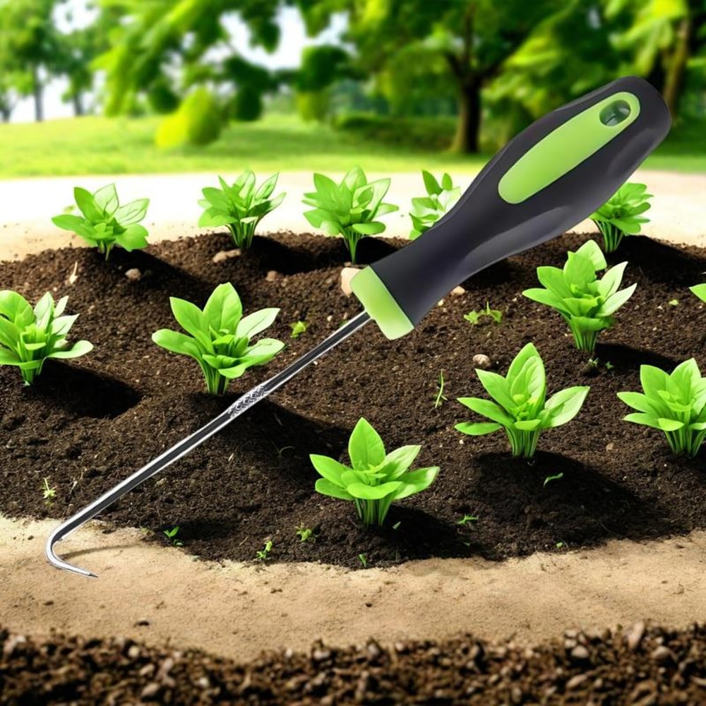 Effortless Root Remover for Lawn, Patio Gravel Weeding Tool with Non-Slip Grip