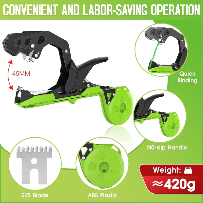 Plant Tape Tying Machine For Home Garden Tools Garden Plant Branch Binding Tool 0