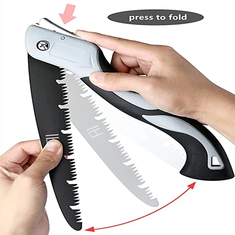 Ergonomic Portable Folding Saw for Gardening, Outdoor Logging, Pruner Tools for Jardineria