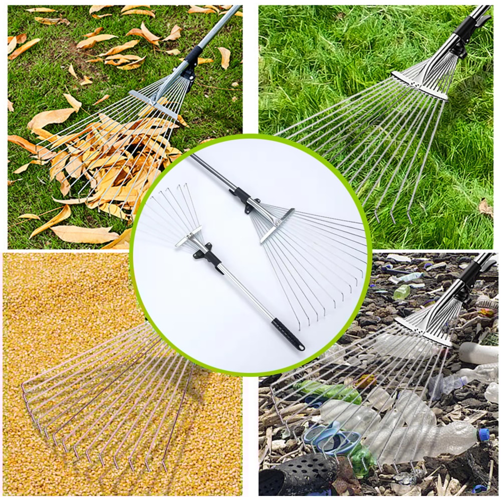 Metal Rakes For Gardening Sand Leveling Agricultural Supplies 3