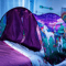 Lightup kids bed canopy for sleep