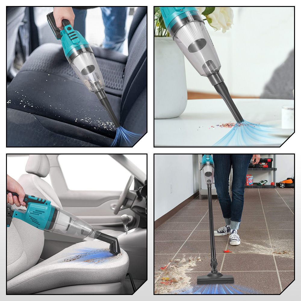 Makita Battery Powered Wireless Vacuum Home And Car Cleaning Tools With Filter 3