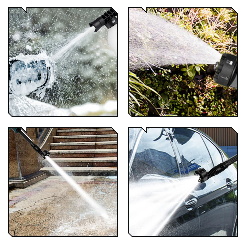 Garden Washing Water Spray Gun High Pressure Car Washer Gun Electric Compatible With Makita Battery 4