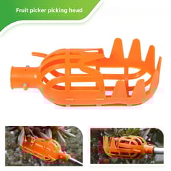 fruit picker head tools, convenient apple, peach picking knives, deep basket catcher