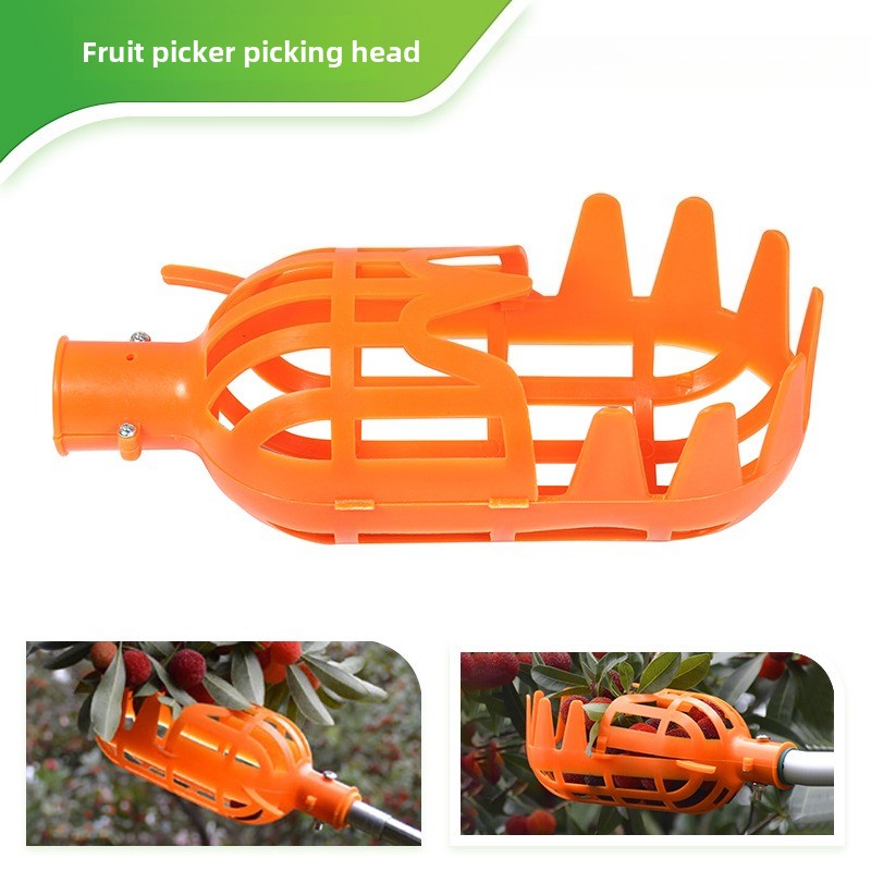 Fruit Picker Head Tools Convenient Apple Peach Picking Knives Deep Basket Catcher 0