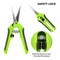 Stainless Steel Garden Pruning Shears Set, Trimming Scissors for Flowers, Branches, Herbs, Non-Slip Ergonomic Handles