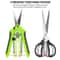 Stainless Steel Garden Pruning Shears Set, Trimming Scissors for Flowers, Branches, Herbs, Non-Slip Ergonomic Handles