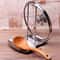 Silver Color Soup Spoon Holder, Stainless Steel Pan Pot Cover Stand, Drain Rack, Kitchen Organizer