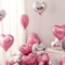 Heart Shape Foil Balloons for Marriage Proposals, Weddings, and Birthday Party Decorations – Aluminum Foil Globos