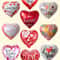 I Love You Heart Helium Balloons, Love Heart Foil Balloons, Valentine's Day Engagement Decoration