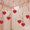 Hanging Anniversary Heart Love Spiral Swirl Garland Balloon Straws For Valentines Day Wedding Party 0
