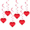 Hanging Anniversary Heart Love Spiral Swirl Garland Balloon Straws For Valentines Day Wedding Party 2
