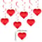 Hanging Anniversary Heart Love Spiral Swirl Garland Balloon Straws For Valentines Day Wedding Party 3