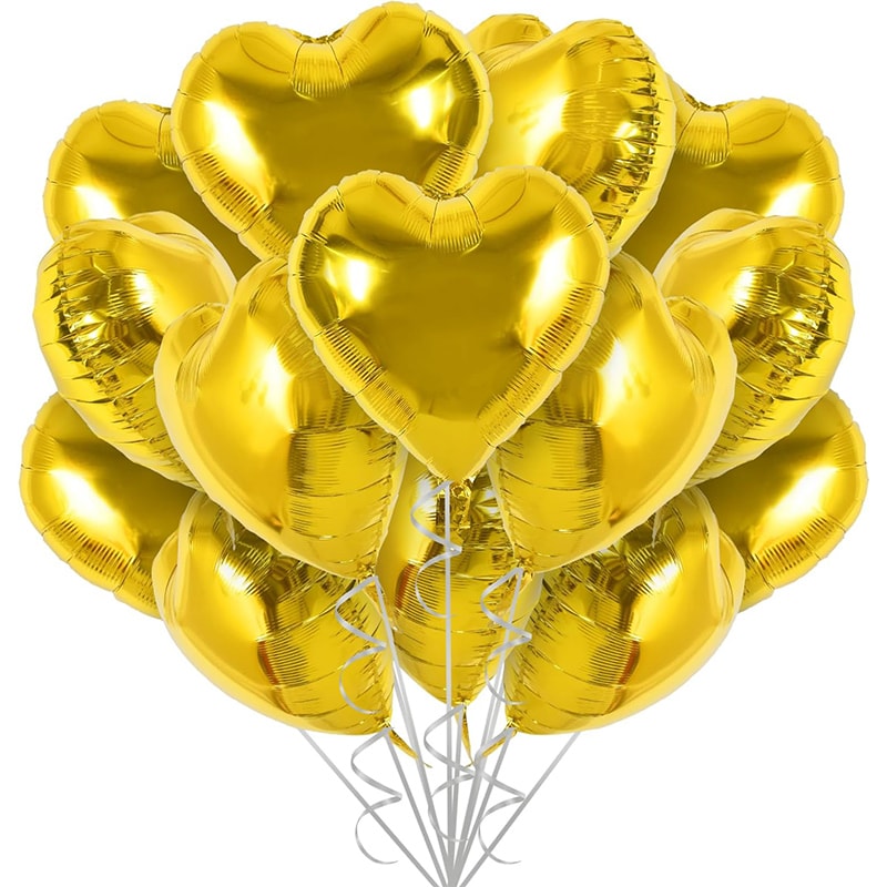 Love Heart Shape Foil Balloons For Wedding Decoration Birthday Party And Home Decor 5