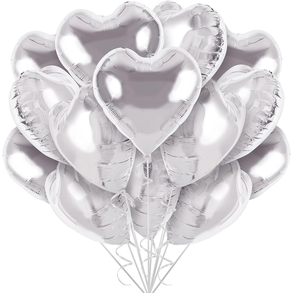 Love Heart Shape Foil Balloons For Wedding Decoration Birthday Party And Home Decor 7