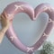Helium Balloon with Bowknot, Love Heart Aluminium Film Balloon