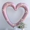 Helium Balloon with Bowknot, Love Heart Aluminium Film Balloon
