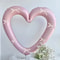 Helium Balloon with Bowknot, Love Heart Aluminium Film Balloon