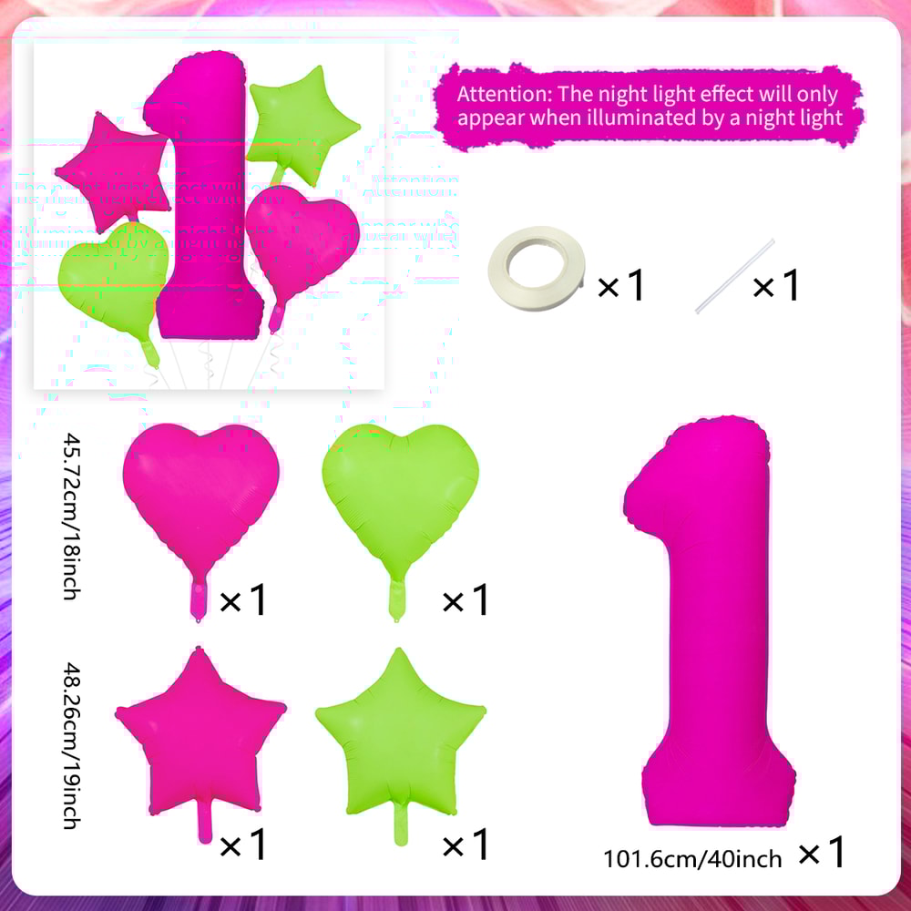 HeartShaped Pointed Star Balloons For Birthday And Graduation Season Decorations 6