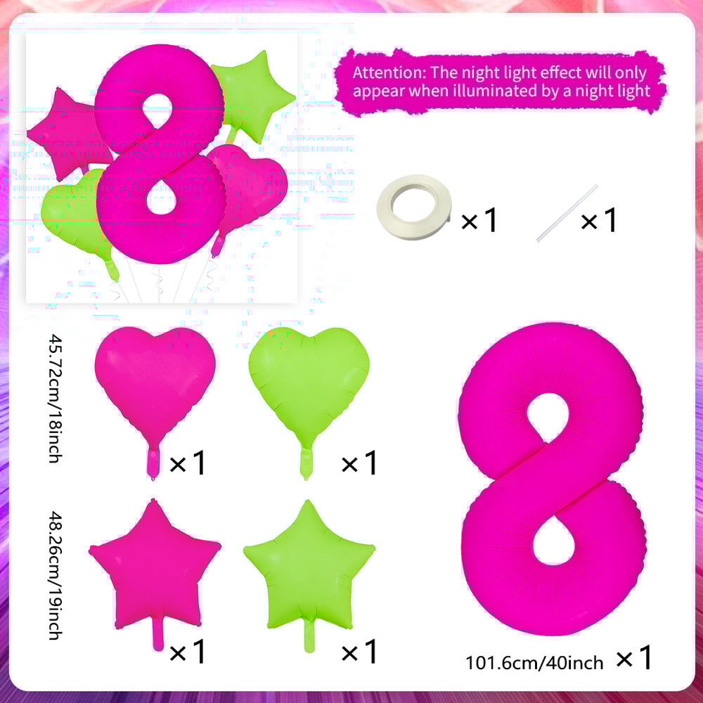 HeartShaped Pointed Star Balloons For Birthday And Graduation Season Decorations 13