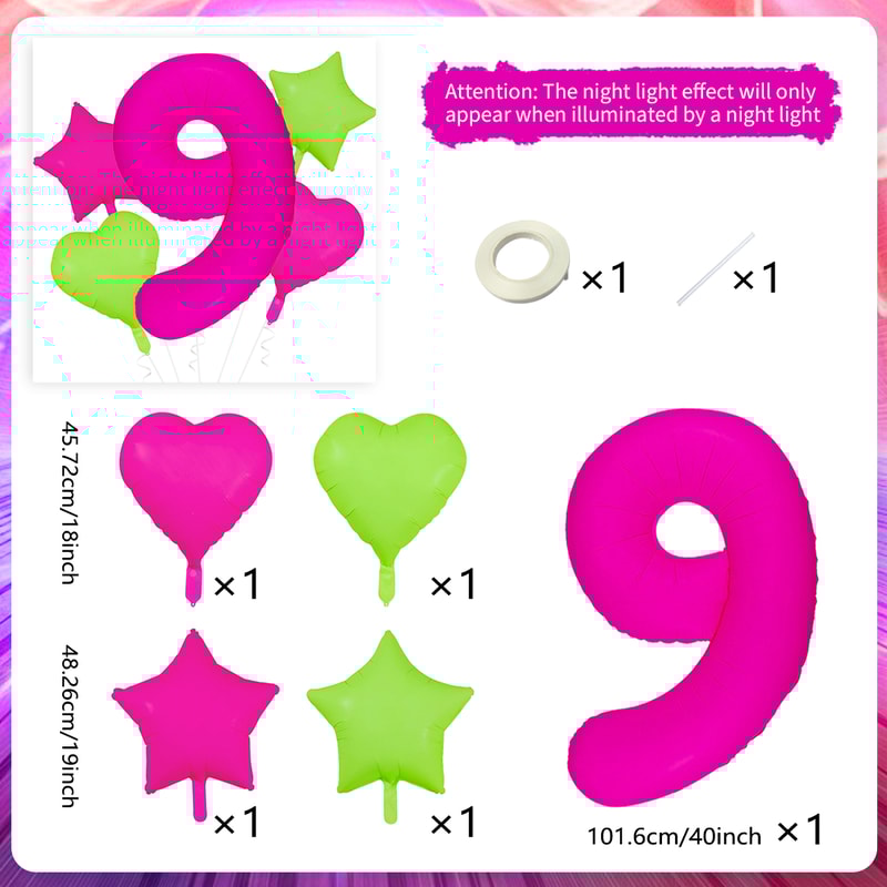 HeartShaped Pointed Star Balloons For Birthday And Graduation Season Decorations 14