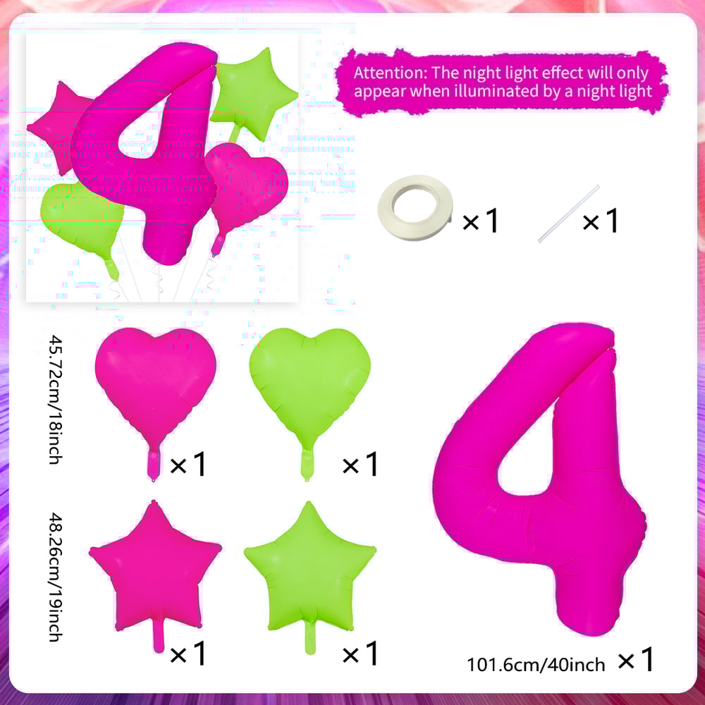 HeartShaped Pointed Star Balloons For Birthday And Graduation Season Decorations 9