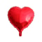 Large Red I Love Heart Shaped Helium Balloons for Wedding, Engagement, Valentines Day Decor