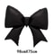 Silver Black Bowknot Balloons Set, Black Heart Aluminum Foil Balloons, Valentine's Day Girlfriends Party Decorations