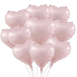 heart-shaped pink sage green balloon for valentine's day, wedding anniversary, birthday party decor