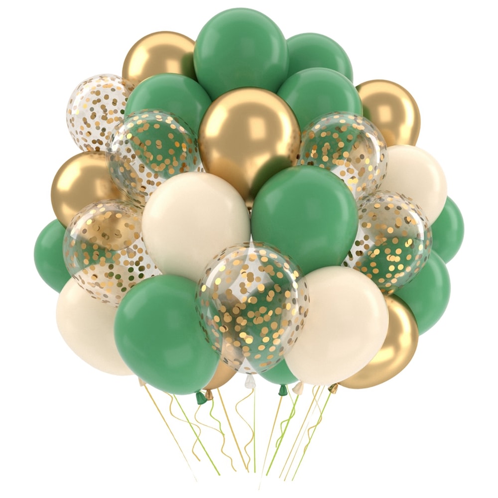 Pearl Latex Metallic Balloons Gold Confetti Balloons For Wedding Baby Shower Birthday Party Decor 5