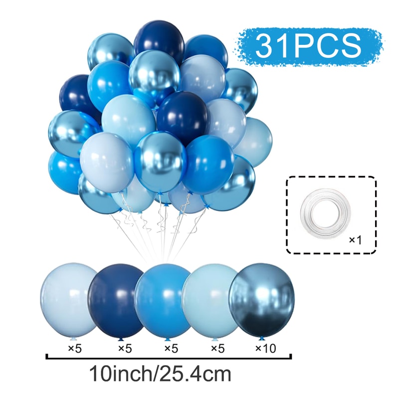 Pearl Latex Metallic Balloons, Gold Confetti Balloons for Wedding, Baby Shower, Birthday Party Decor