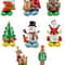 Christmas Snowman Foil Balloons Santa Claus Tree Elk Holiday Party Decorations 1