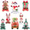 Christmas Snowman Foil Balloons Santa Claus Tree Elk Holiday Party Decorations 3
