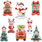 Christmas Snowman Foil Balloons Santa Claus Tree Elk Holiday Party Decorations 3