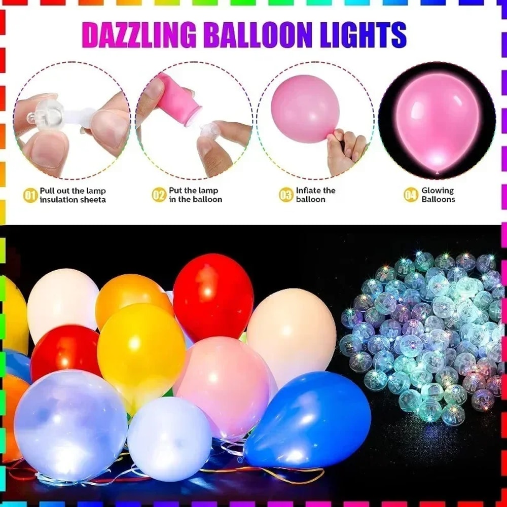 Flashing Luminous Tumbler Ball Lantern Light For Wedding Party Christmas Decorations 4